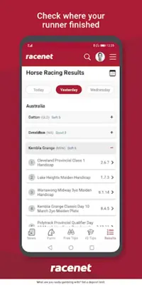 Racenet – Horse Racing Form android App screenshot 1